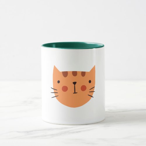 Orange Cat Cute Funny Mug