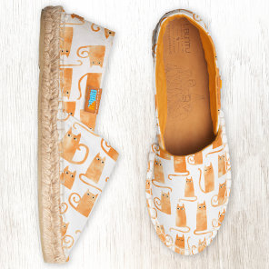 Orange Cat Espadrilles