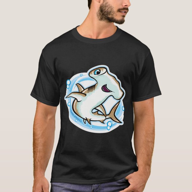 Orange Cat goes Fishing T-Shirt (Front)