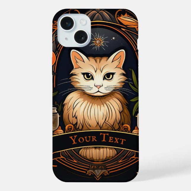 Orange Cat Iphone Case (Back)