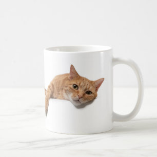 Orange Cat Laying Down Coffee Mug