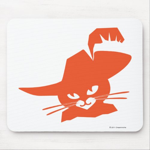 Orange Cat Mouse Pad