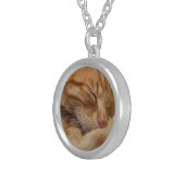 Orange Cat Necklace | Zazzle