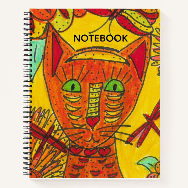 Orange Cat Notebook (Front)