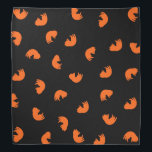 Orange Cat Pattern Bandana<br><div class="desc">.</div>