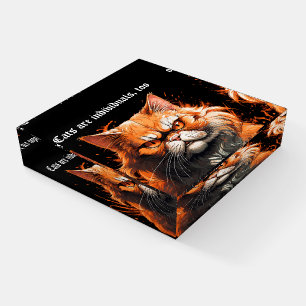 Orange Cat personality Paperweight