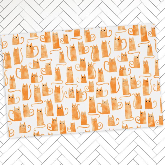 Orange Cat Placemat (Creator Uploaded)