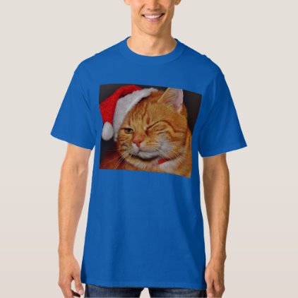 Orange cat - Santa claus cat - merry christmas T-Shirt