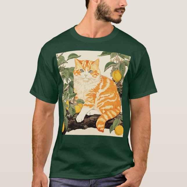 Orange Cat T-Shirt (Front)