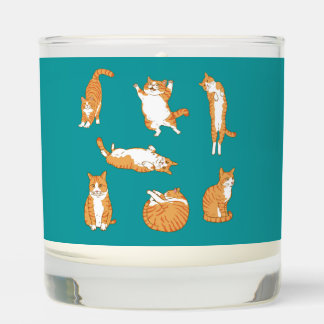 Orange Cats Funny Scented Candle