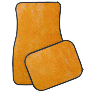 Orange cement surface, abstract pattern backgroun car floor mat