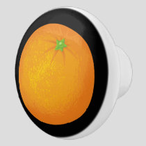 Orange Ceramic Knob