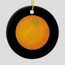 Orange Ceramic Ornament
