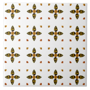 Orange Ceramic Tile