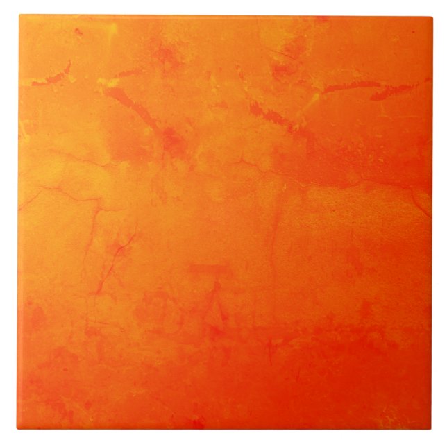 Orange Ceramic Tile (Front)