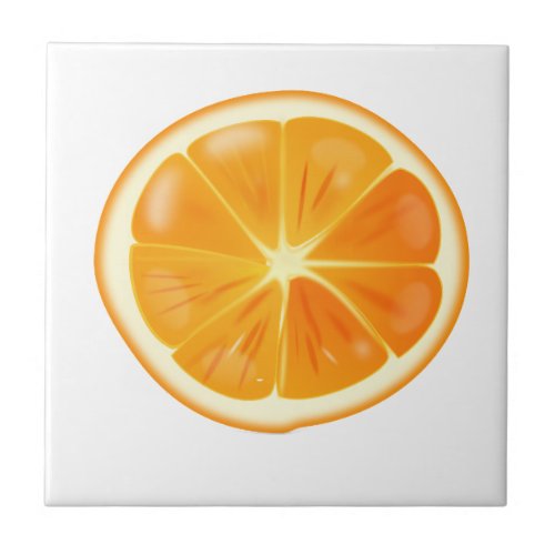 Orange  Ceramic Tile