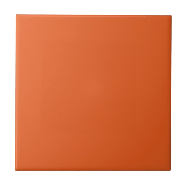 Orange Ceramic Tile (Front)