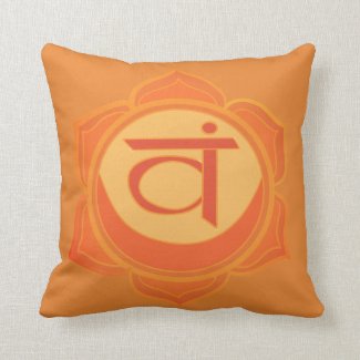 Orange Chakra, Yoga  Cushion