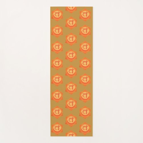 Orange Chakra Yoga Mat