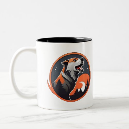 Orange Charm The Friendly Dog Mug