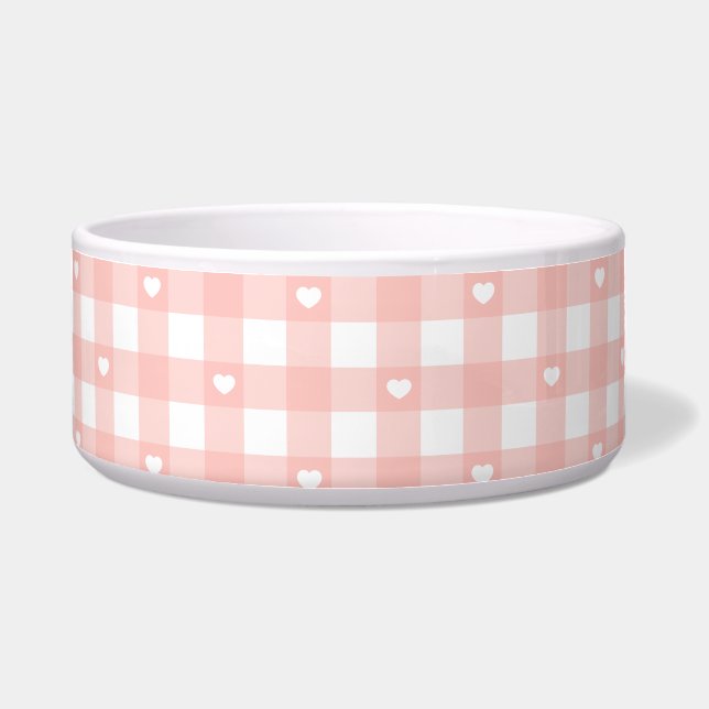 Orange Checks Bowl (Front)