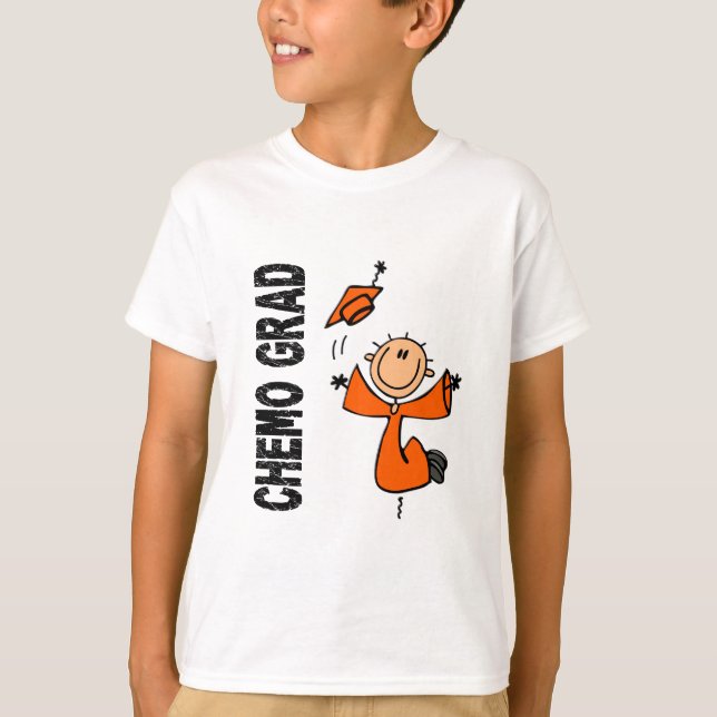 Orange CHEMO GRAD 1 (Leukemia) T-Shirt (Front)