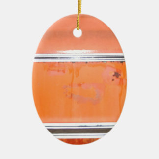 Orange Chevy Truck Door Ceramic Ornament