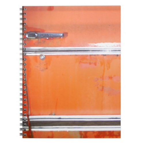 Orange Chevy Truck Door Notebook