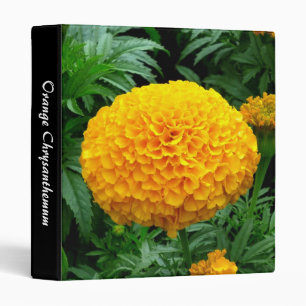 Orange Chrysanthemum (1.0in) Binder