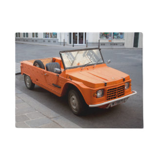 Orange Citroen Mehari Doormat