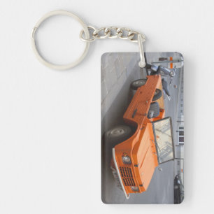 Orange Citroën Mehari Keychain