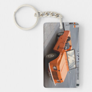 Orange Citroen Mehari Keychain