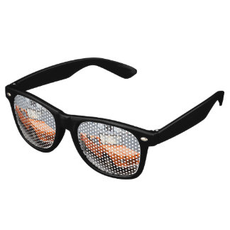 Orange Citroen Mehari Retro Sunglasses