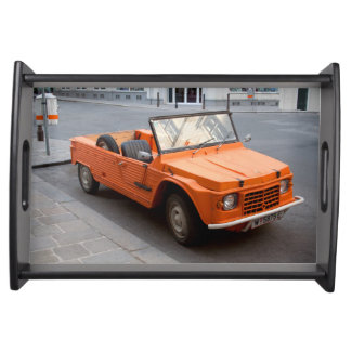 Orange Citroen Mehari Serving Tray