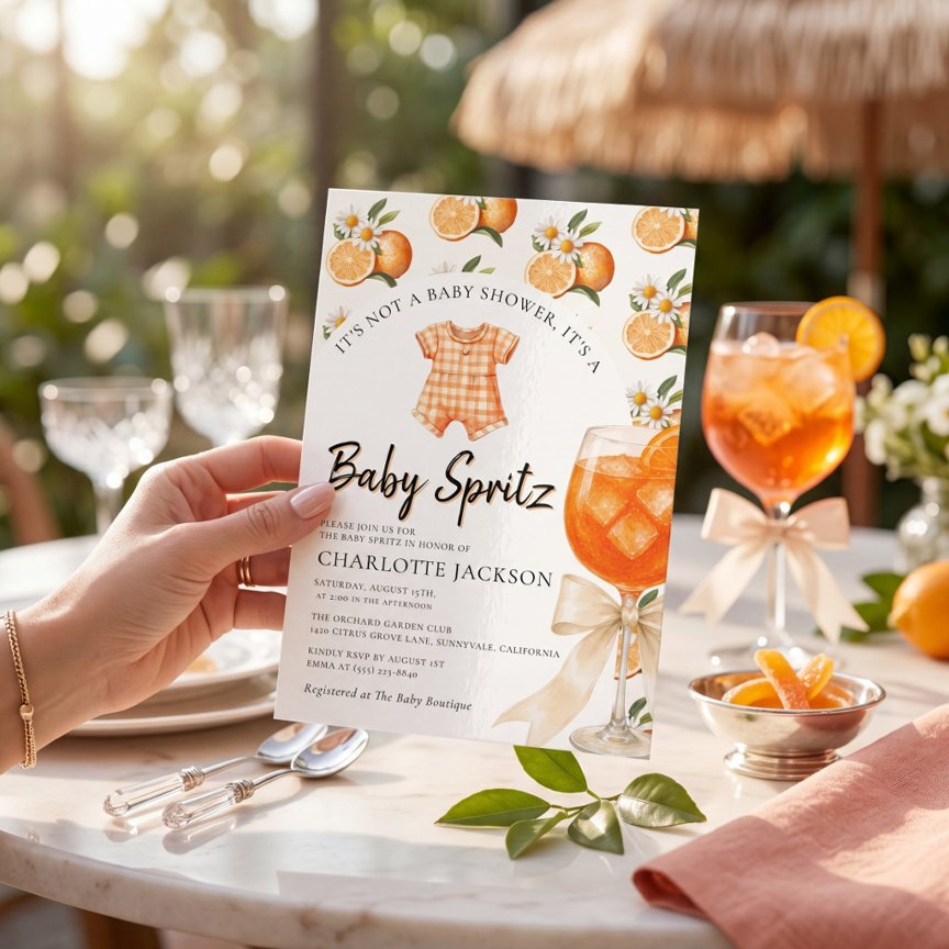 Baby spritz baby shower theme