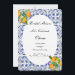 Orange Citrus bridal shower invitation<br><div class="desc">BRIDAL SHOWER ORANGES INVITATION FOR SPRING,  SUMMER AND THE FALL.</div>