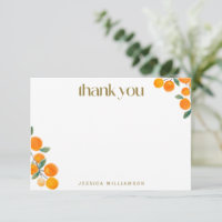 Orange Citrus Fruit Bridal Shower Custom