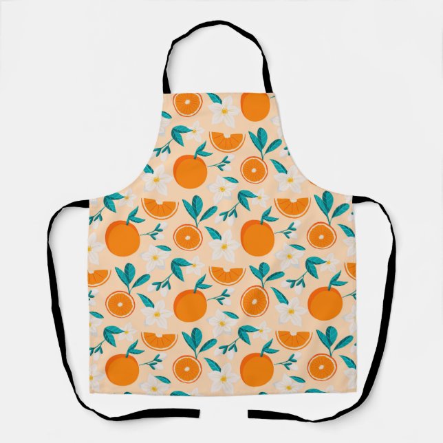 Orange Citrus Fun Apron (Front)