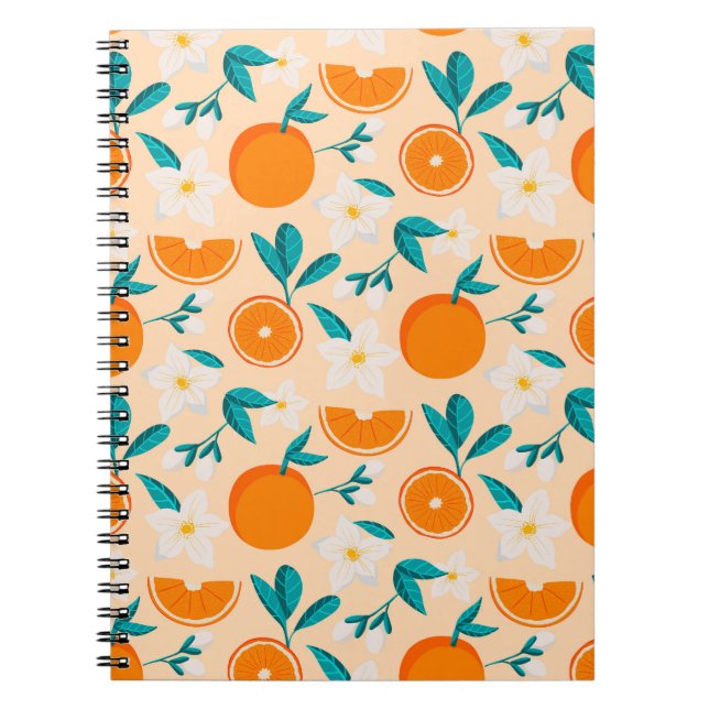 Orange Citrus Fun Notebook (Front)