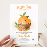 Orange Citrus Little Cutie Baby Shower