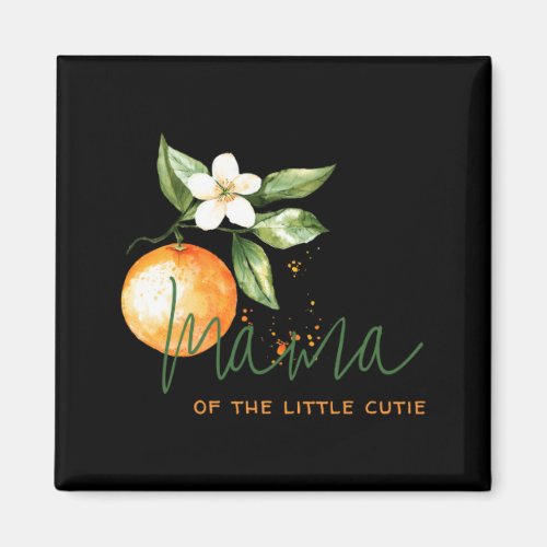 Orange Citrus Little Cutie Baby Shower Mama To Be 
