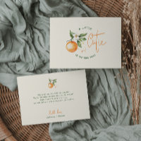 Orange Citrus Little Cutie Pregnancy