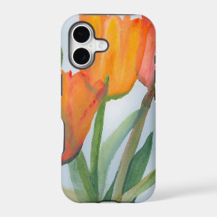 Orange Citrus Tulips iPhone 17 Case