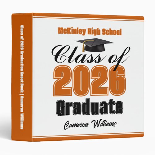 Orange Class of 2026 Graduation Photo Album
