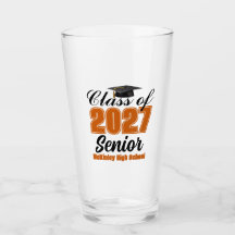 Orange Class of 2027 Senior Custom High School