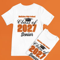 Orange Class of 2027 Senior Custom High School