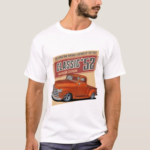 Orange Classic Truck T_Shirt