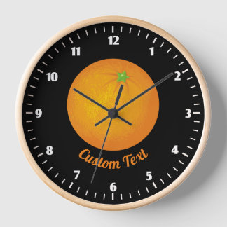 Orange Clock