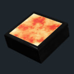 Orange Cloud Effect  Gift Box<br><div class="desc">Orange  Cloud Effect Keepsake jewelry box 
Colorful gift box featuring a simple storm cloud effect with colorful filter,  Would make the perfect gift for you girlfriend,  wife,  sister or daughter,  especially if the love autumn. check out my shop for more colors and designs.</div>