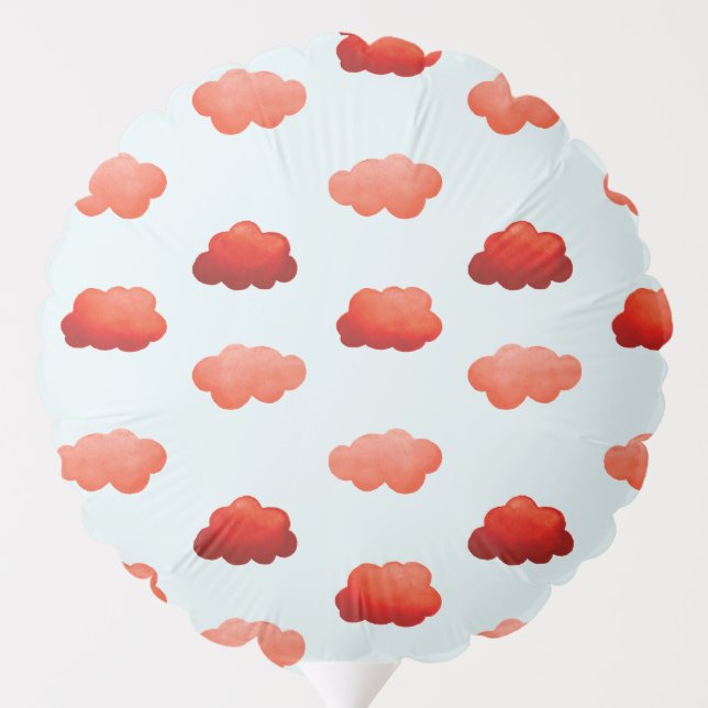 Orange clouds - Inflatable balloon (Back)